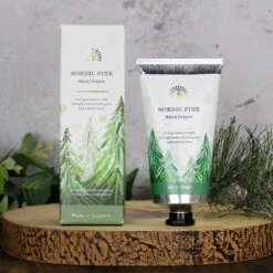 The English Soap Company Nordic Pine Hand Cream 75ml -Home Furnishings Store the english soap company wt002 esc nordic pine hand cream 75ml lifestyle 1