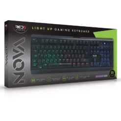 The Source Red5 Nova Light Up Gaming Keyboard -Home Furnishings Store the source red5 76251 nova gaming keyboard 2 1