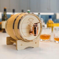 The Source Mini Whisky Barrel Drinks Dispenser