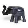 Tilnar Art Aluminark Brushed Black Large Elephant Ornament -Home Furnishings Store tilnar art 34865 bb aluminark brushed black large elephant ornament 1