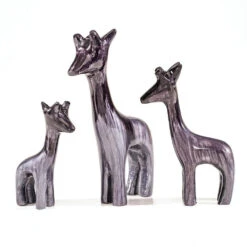 Tilnar Art Aluminark Brushed Black Large Giraffe -Home Furnishings Store tilnar art aluminark brushed black giraffe group