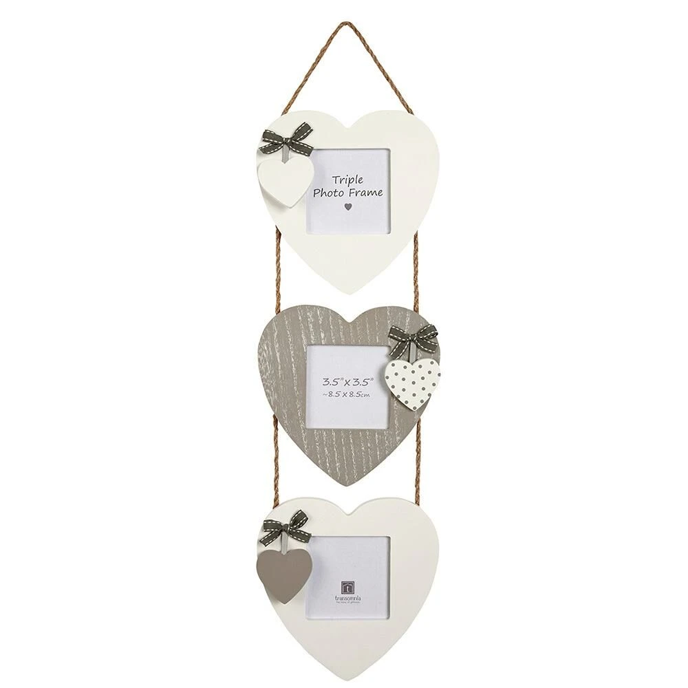 Transomnia Aria Triple Heart Hanging Photo Frame 4 Transomnia Aria Triple Heart Hanging Photo Frame - Image 2