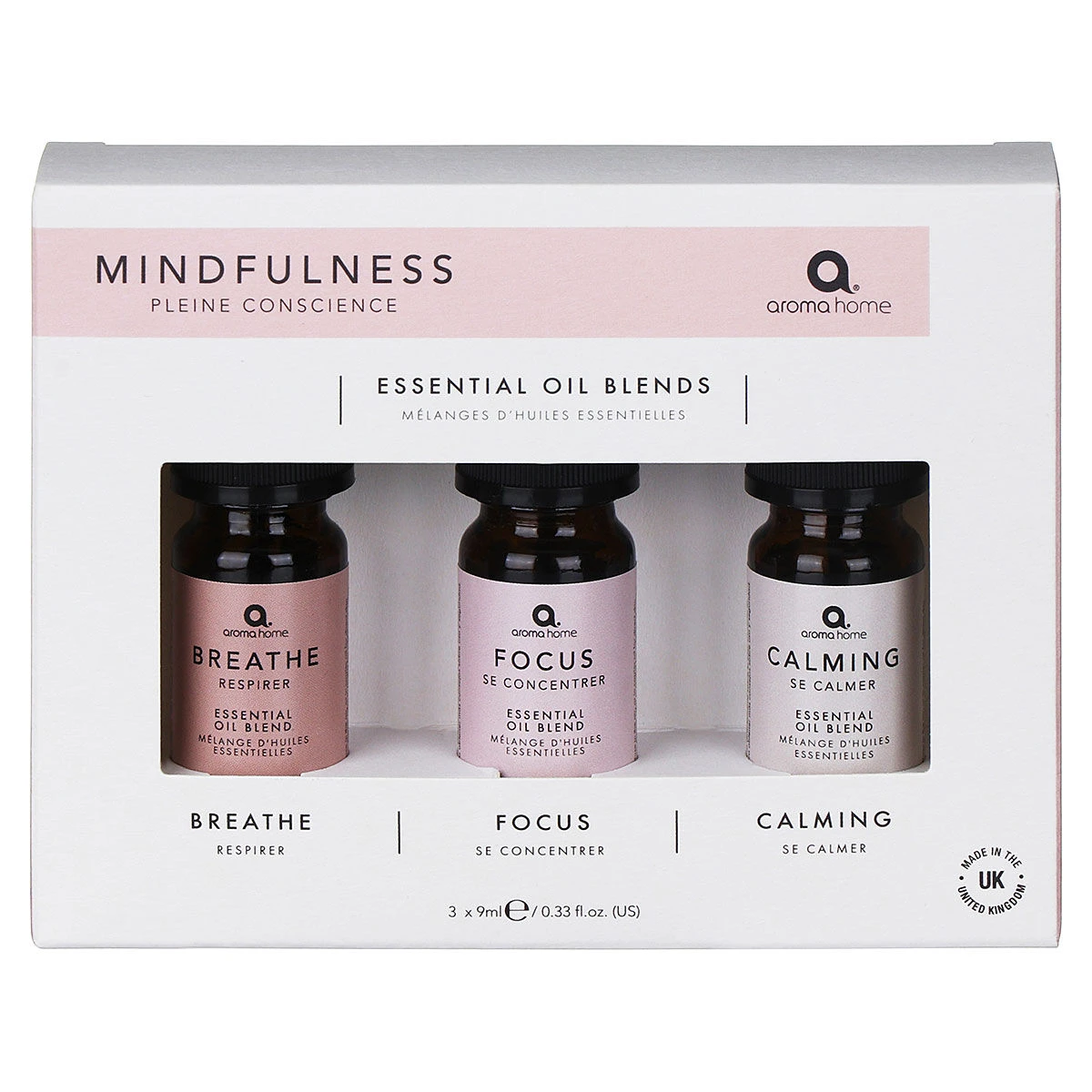 Aroma Home Mindfulness Set Of Three Essential Oils 4 Aroma Home Mindfulness Set Of Three Essential Oils - Image 2