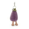 Jellycat Vivacious Aubergine Bag Charm -Home Furnishings Store vv4abc jellycat vivacious vegetable aubergine bag charm 1
