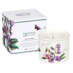 Botanic Garden Sweet Pea Ceramic Candle