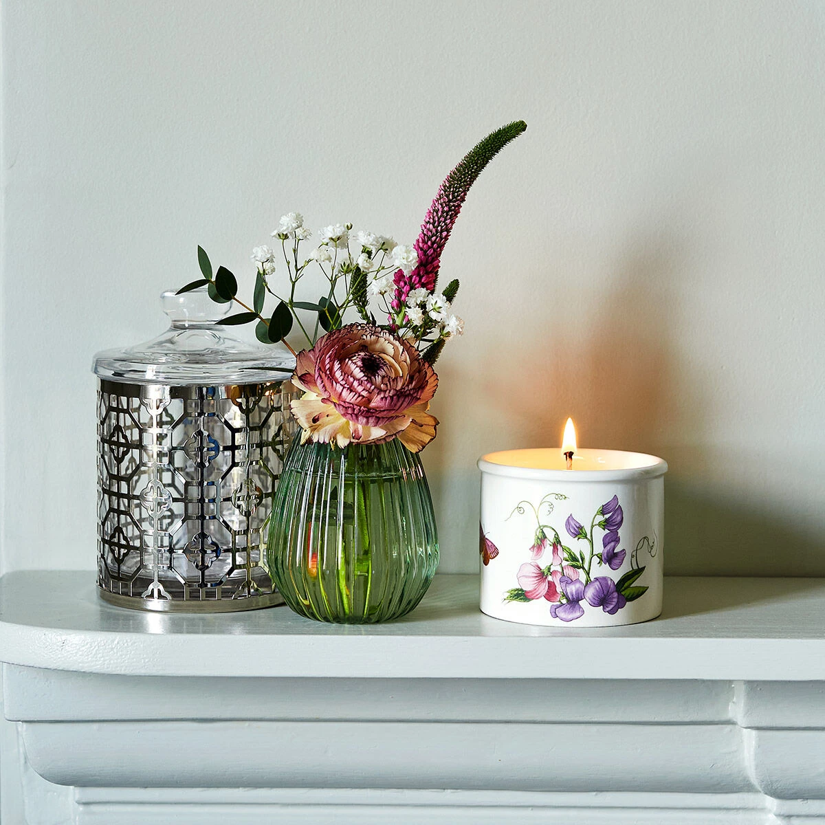 Botanic Garden Sweet Pea Ceramic Candle 8 Botanic Garden Sweet Pea Ceramic Candle - Image 6