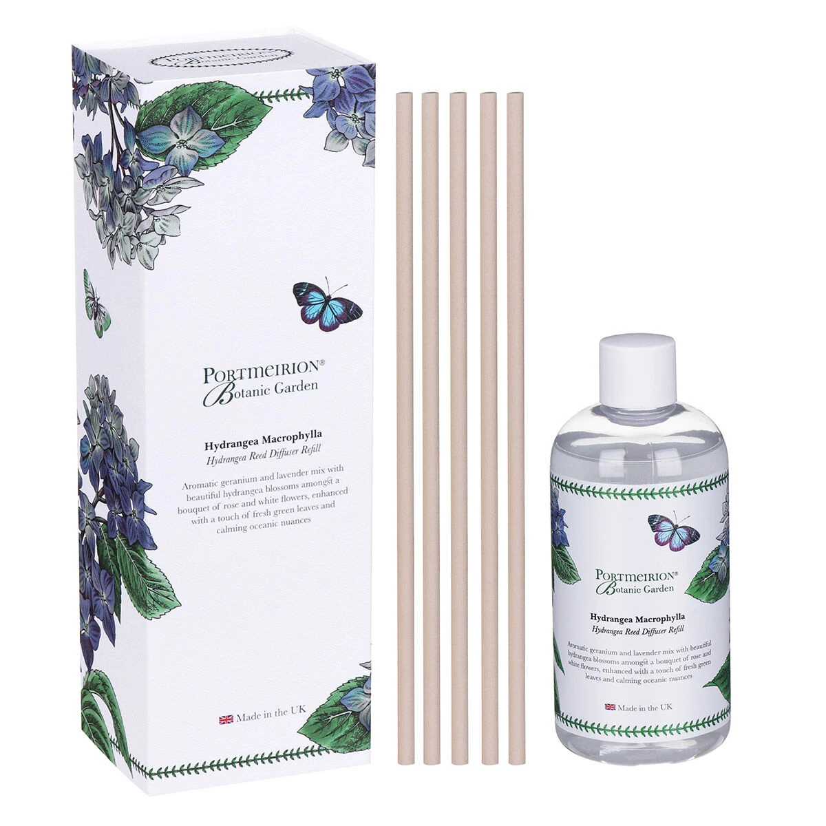 Botanic Garden Hydrangea 200ml Reed Diffuser Refill 3 Botanic Garden Hydrangea 200ml Reed Diffuser Refill