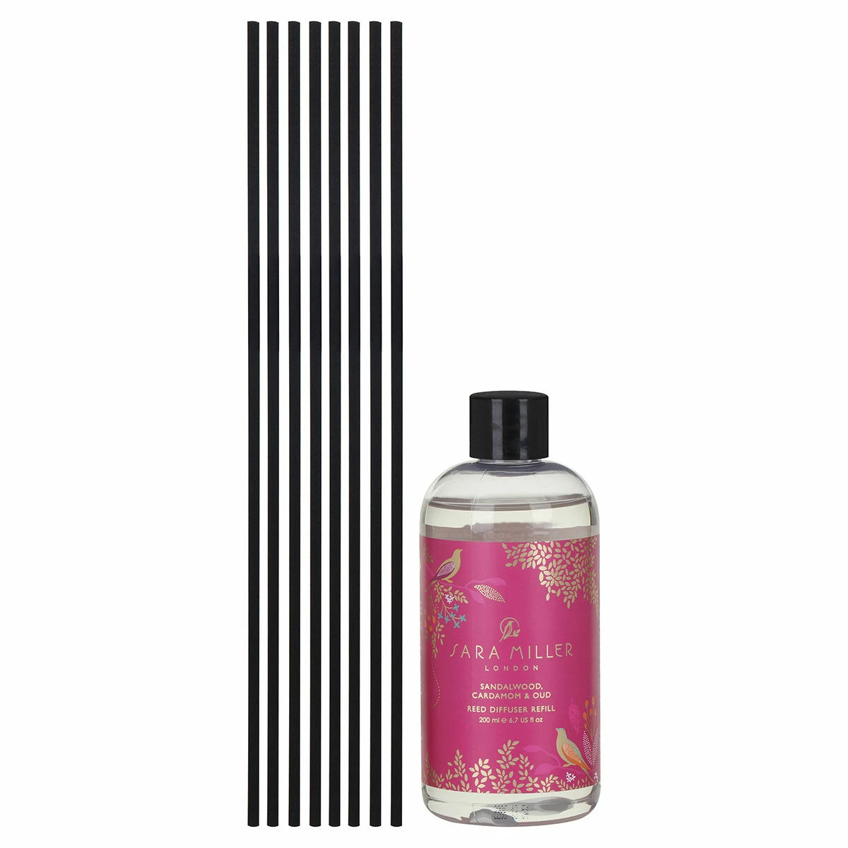 Sara Miller Chelsea Pink Sandalwood, Cardamom And Oud 200ml Reed Diffuser 6 Sara Miller Chelsea Pink Sandalwood, Cardamom And Oud 200ml Reed Diffuser - Image 4