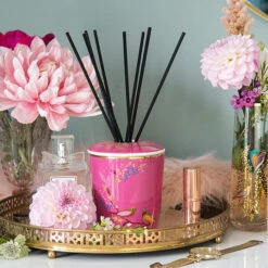 Sara Miller Chelsea Pink Sandalwood, Cardamom And Oud 200ml Reed Diffuser 10 Sara Miller Chelsea Pink Sandalwood, Cardamom And Oud 200ml Reed Diffuser -Home Furnishings Store wax lyrical sm2203 sara miller chelsea pink 200ml reed diffuser lifestyle