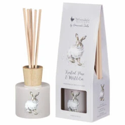 Wrendale ‘Winter Hare’ Frosted Pine & Mistletoe 180ml Reed Diffuser