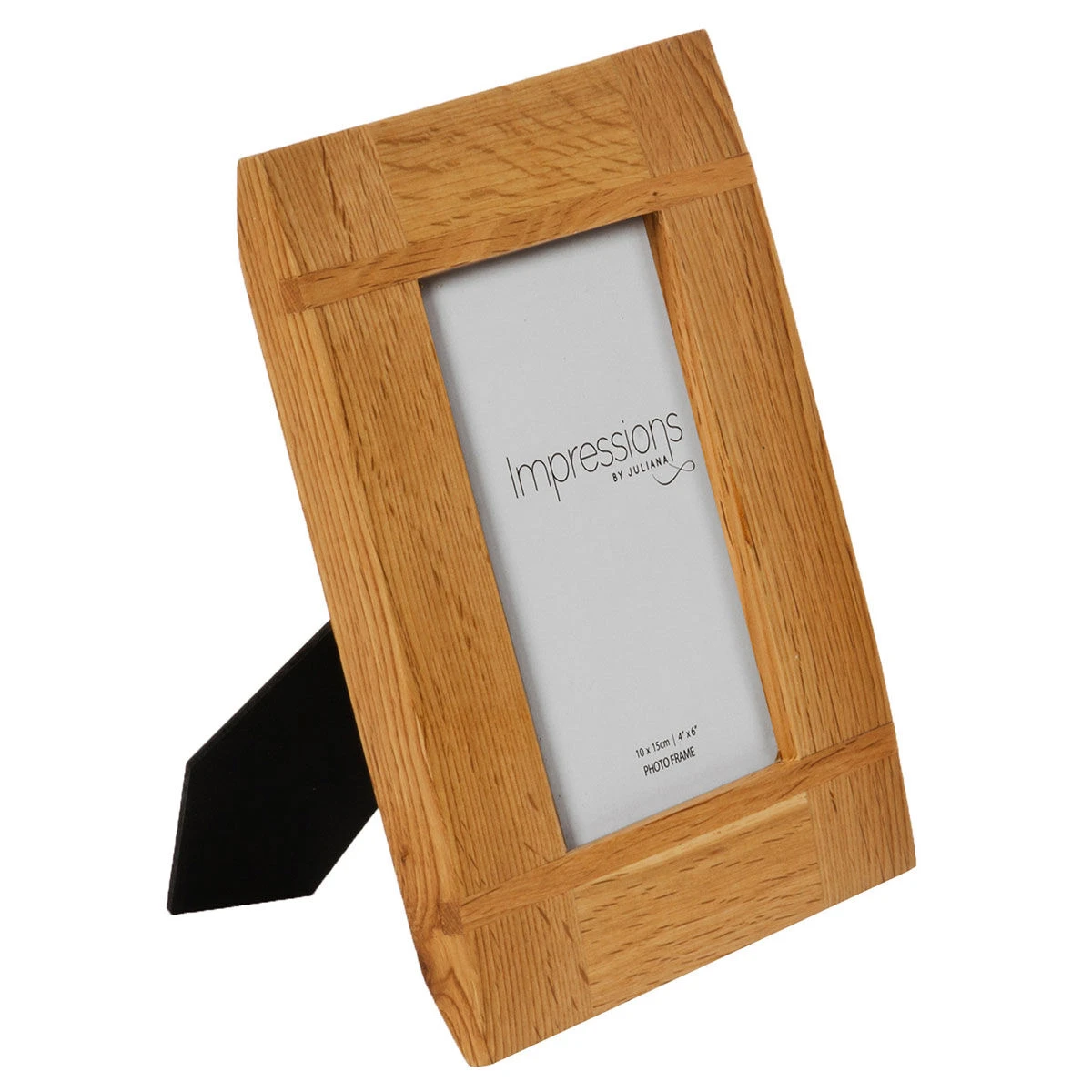 Widdop & Co Cross Oak Finish Wooden 6 X 4 Photo Frame 4 Widdop & Co Cross Oak Finish Wooden 6 X 4 Photo Frame - Image 2