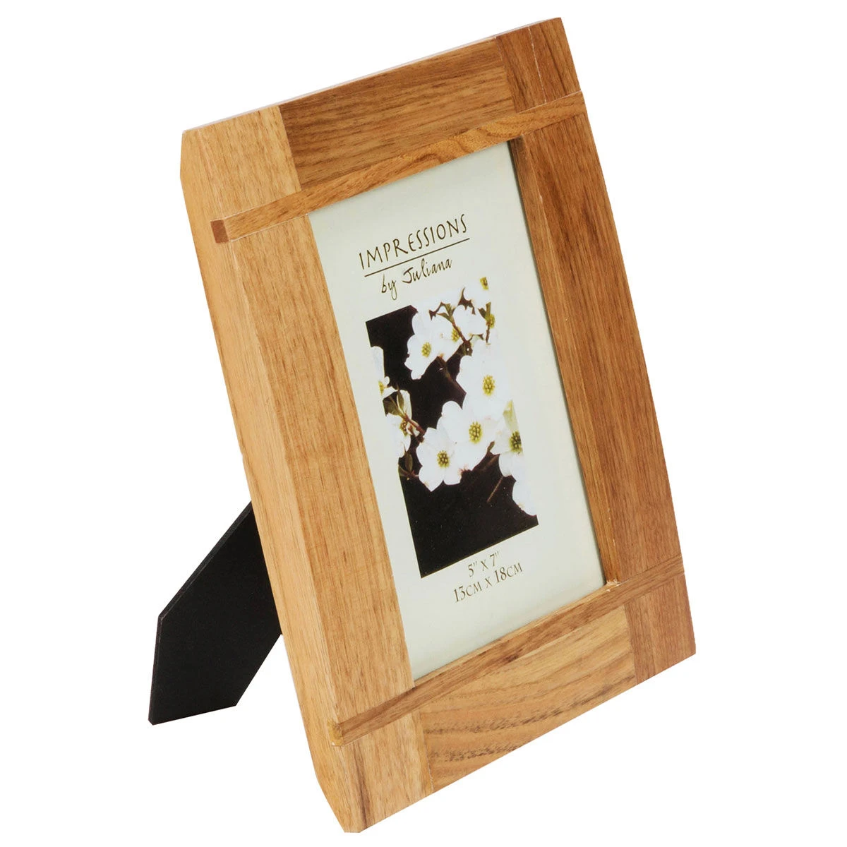Widdop & Co Cross Oak Finish Wooden 7 X 5 Photo Frame 4 Widdop & Co Cross Oak Finish Wooden 7 X 5 Photo Frame - Image 2