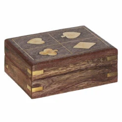 Widdop & Co Harvey Makin Pack Of Playing Cards In Wooden Box -Home Furnishings Store widdop co hm1993 harvey makin pack of playing cards in wooden box 5