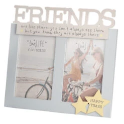 Widdop & Co Love Life ‘Friends’ Double Photo Frame -Home Furnishings Store widdop co ll431fr love life friends double photo frame 2