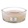 WoodWick White Honey Hearthwick Ellipse Candle -Home Furnishings Store woodwick 76026e white honey ellipse candle 1