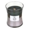 WoodWick Cozy Cabin Medium Trilogy Candle -Home Furnishings Store woodwick 92968e cozy cabin trilogy medium hourglass candle 70 copy