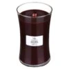 WoodWick Black Cherry Large Hourglass Candle 1 WoodWick Black Cherry Large Hourglass Candle -Home Furnishings Store woodwick 93100e large hourglass jar 2 copy