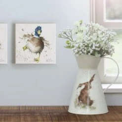 Wrendale ‘A Waddle And A Quack’ Small Canvas -Home Furnishings Store wrendale a waddle and a quack small canvas lifestyle
