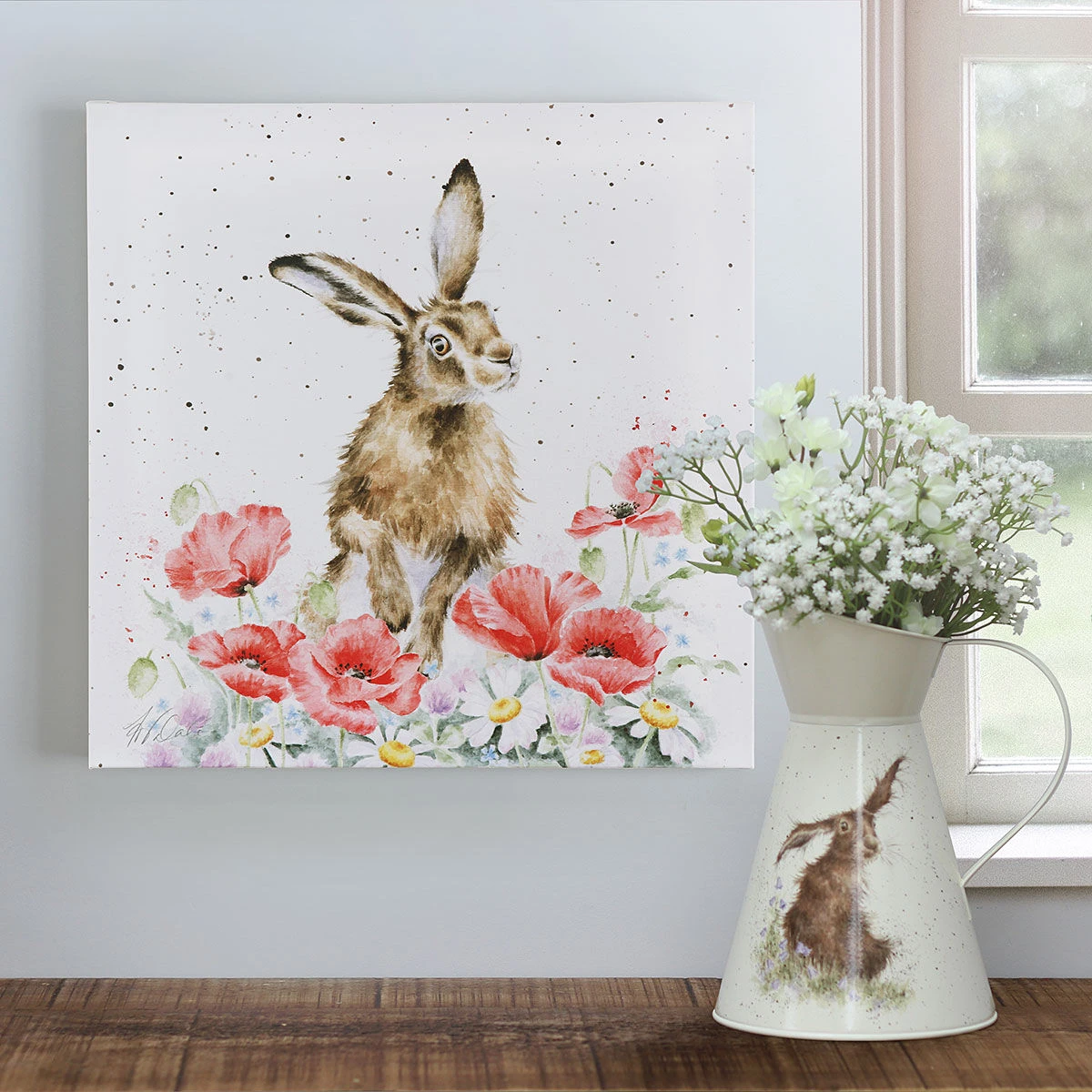 Wrendale ‘Field Of Flowers’ Large Canvas 5 Wrendale ‘Field Of Flowers’ Large Canvas - Image 3