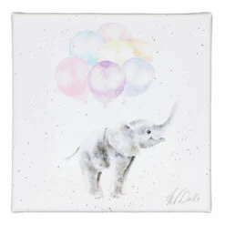 Wrendale ‘Up And Away’ Elephant Small Canvas