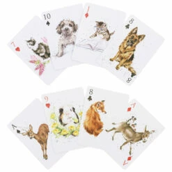 Wrendale Illustrated Playing Cards Set 15 Wrendale Illustrated Playing Cards Set -Home Furnishings Store wrendale designs plc002 illustrated playing card duo set 6