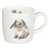 Wrendale Rosie Rabbit Fine Bone China Mug -Home Furnishings Store wrendale porcelain mug mmls5629 rosie rabbit 01b copy