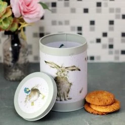 Wrendale The Country Set Round Canister -Home Furnishings Store wrendale tin round tin hare