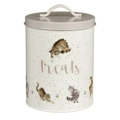 Wrendale Round Cat Treat Tin