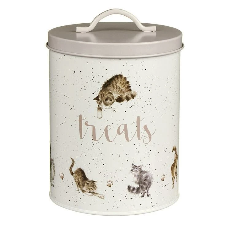 Wrendale Round Cat Treat Tin 3 Wrendale Round Cat Treat Tin