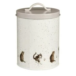 Wrendale Round Cat Treat Tin 8 Wrendale Round Cat Treat Tin -Home Furnishings Store wrendale tn015 cat treat tin 2