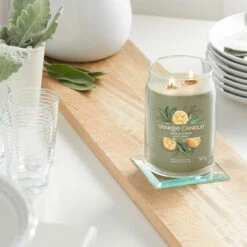 Yankee Candle Sage & Citrus Signature Large Jar Candle 7 Yankee Candle Sage & Citrus Signature Large Jar Candle -Home Furnishings Store yankee candle 1629961e sage citrus signature large jar candle lifestyle 1