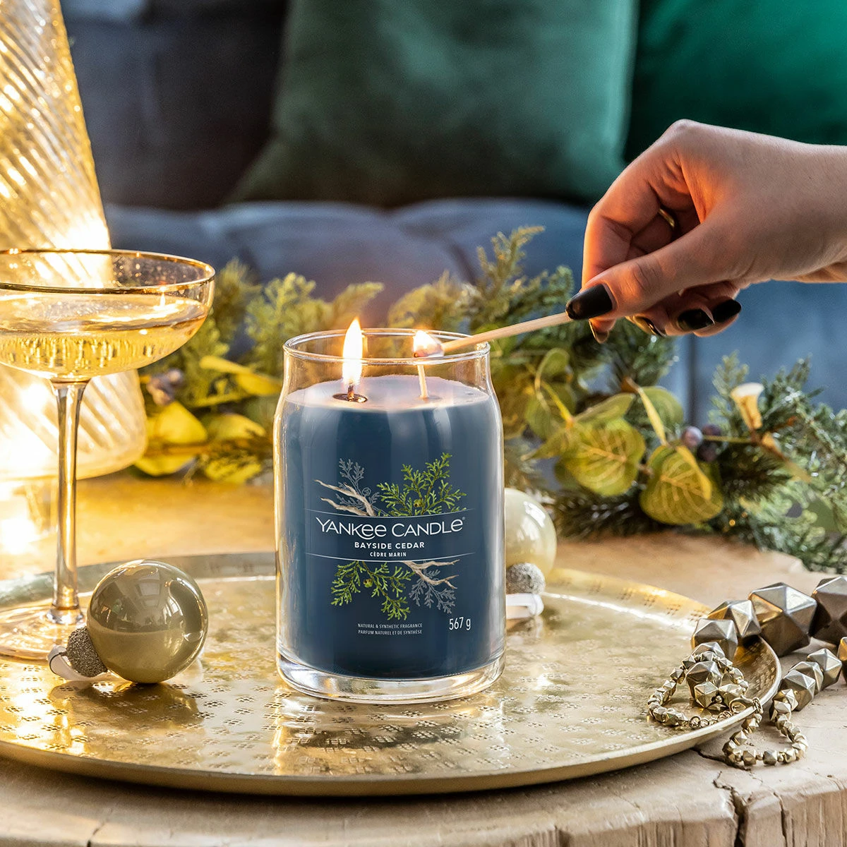 Yankee Candle Bayside Cedar Signature Large Jar Candle 5 Yankee Candle Bayside Cedar Signature Large Jar Candle - Image 3