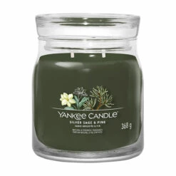 Yankee Candle Silver Sage & Pine Signature Medium Jar Candle