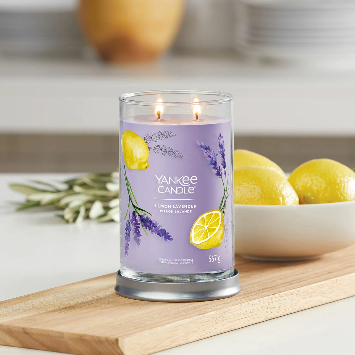 Yankee Candle Lemon Lavender Signature Large Tumbler Candle 5 Yankee Candle Lemon Lavender Signature Large Tumbler Candle - Image 3