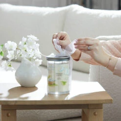 Yankee Candle Clean Cotton Signature Large Tumbler Candle -Home Furnishings Store yankee candle 1630643e clean cotton signature large tumbler candle lifestyle 1