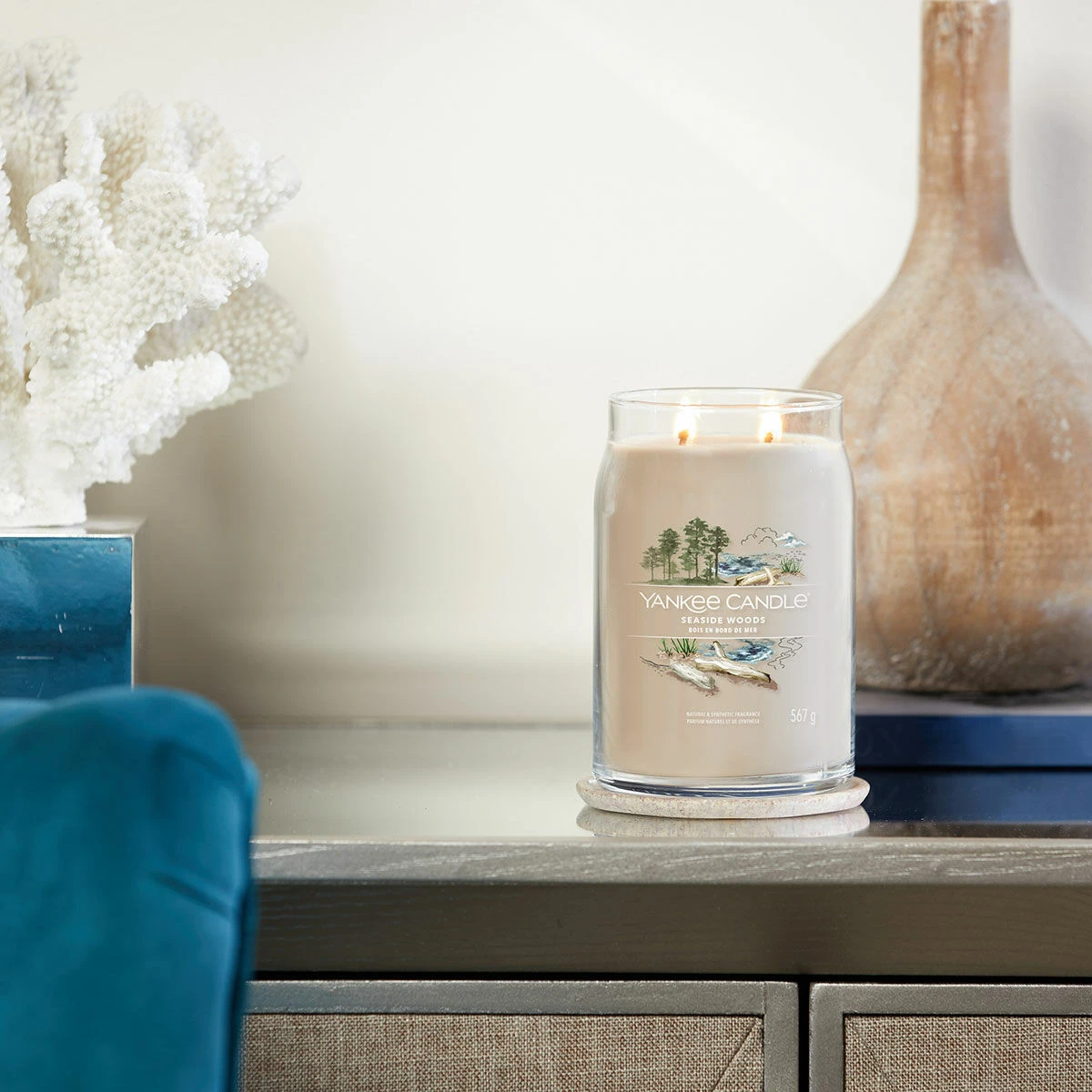 Yankee Candle Seaside Woods Signature Large Jar Candle 5 Yankee Candle Seaside Woods Signature Large Jar Candle - Image 3