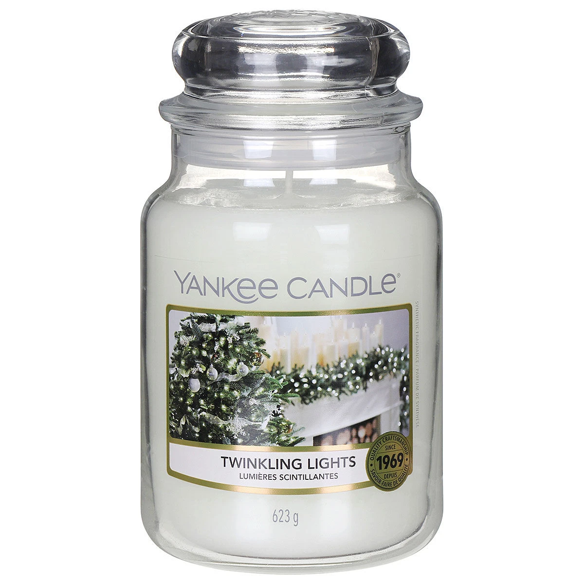 Yankee Candle Twinkling Lights Large Jar Candle 3 Yankee Candle Twinkling Lights Large Jar Candle