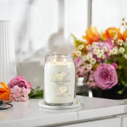 Yankee Candle Wedding Day Signature Large Jar Candle -Home Furnishings Store yankee candle 1701378e wedding day signature large jar candle lifestyle 1