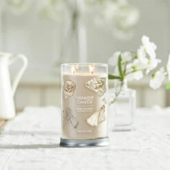 Yankee Candle Warm Cashmere Signature Large Tumbler Candle 8 Yankee Candle Warm Cashmere Signature Large Tumbler Candle -Home Furnishings Store yankee candle 1724370e warm cashmere signature large tumbler candle lifestyle 1