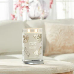 Yankee Candle Warm Cashmere Signature Large Tumbler Candle 9 Yankee Candle Warm Cashmere Signature Large Tumbler Candle -Home Furnishings Store yankee candle 1724370e warm cashmere signature large tumbler candle lifestyle 2