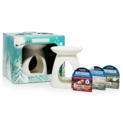 Yankee Candle Holiday Bright Lights Wax Melt Warmer Gift Set