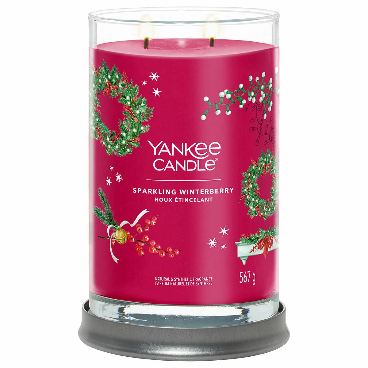 Yankee Candle Sparkling Winterberry Signature Large Tumbler Candle 4 Yankee Candle Sparkling Winterberry Signature Large Tumbler Candle - Image 2