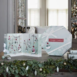 Yankee Candle Snow Globe Wonderland Advent Calendar Book -Home Furnishings Store yankee candle advent 22 group shot 2
